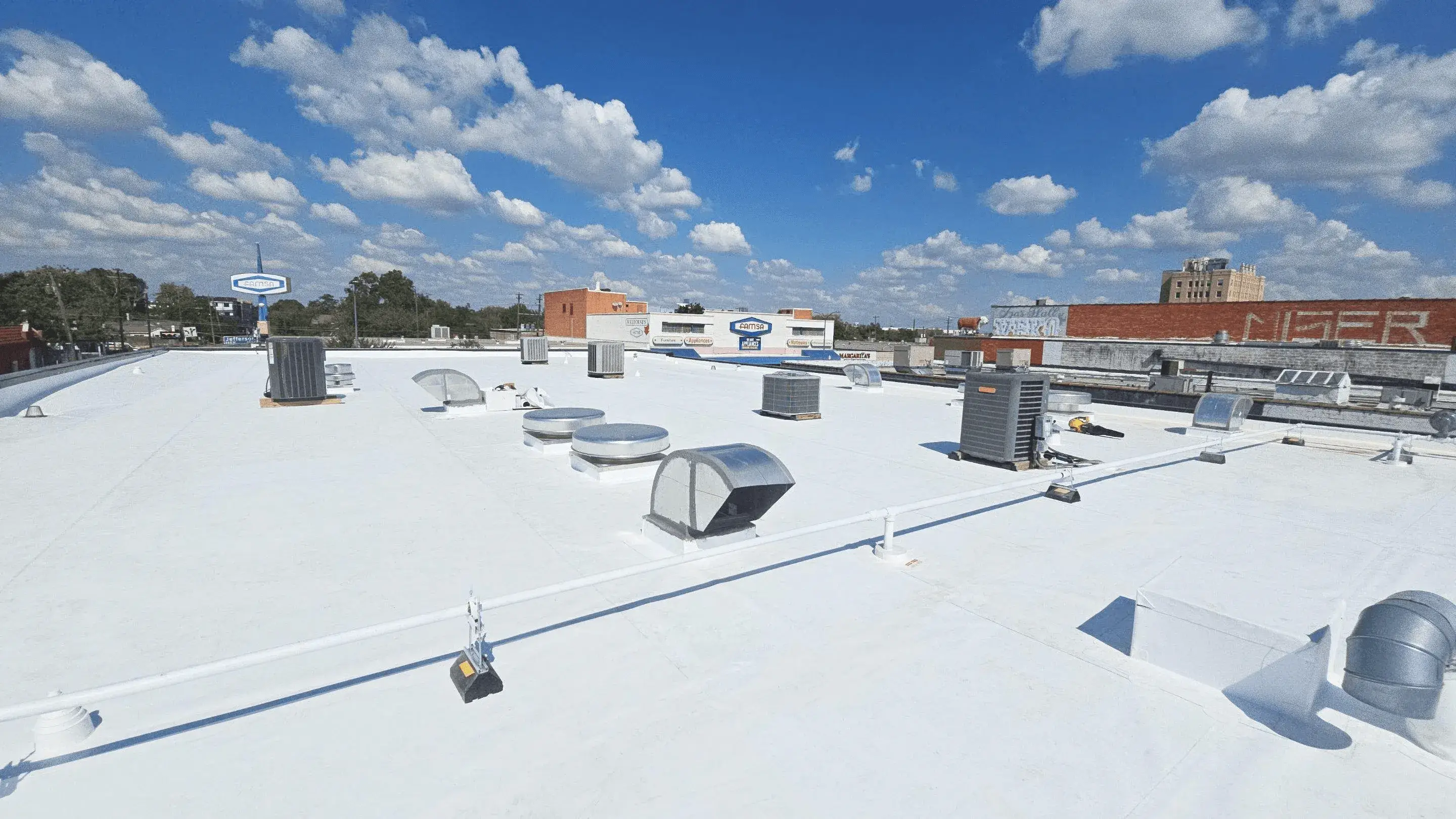Commercial Roof Tear-Off and Replacement
